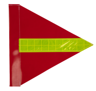 Buggy Whip Flag Red Or Orange