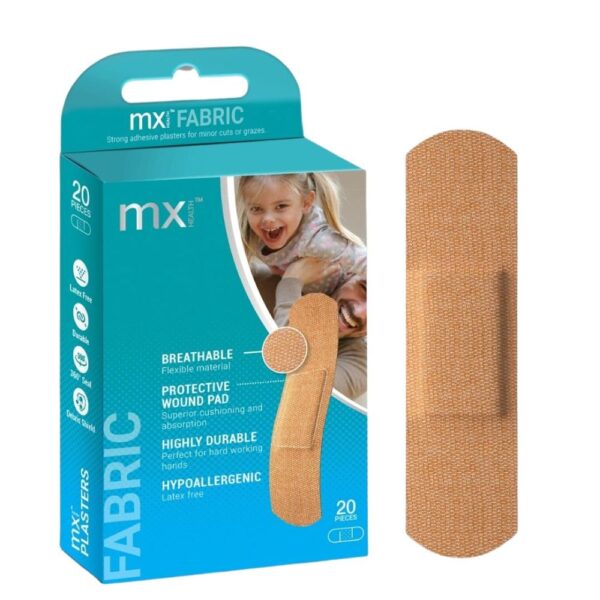 MX Fabric Strip Plasters 20's