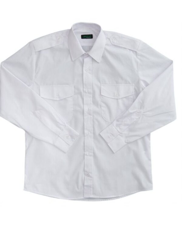 Javlin White Pilot Shirt L / S