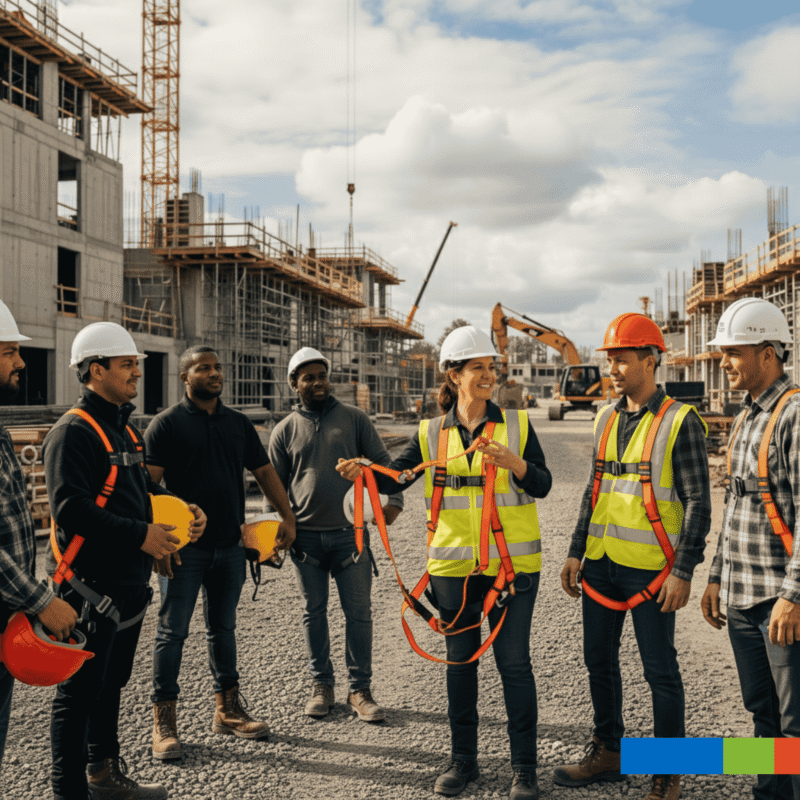 Construction Team Safety Briefing