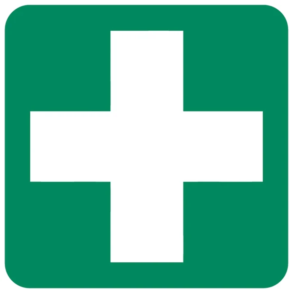 GA 1 - First-Aid Equipment. Signs are manufactured to order, delivery in 7-10 business days.