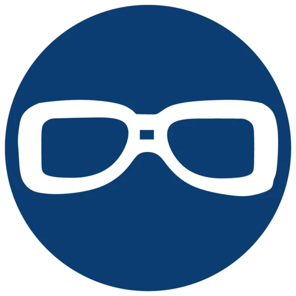 MV 1 - Eye Protection Shall Be Worn. Signs are manufactured to order, delivery in 7-10 business days.